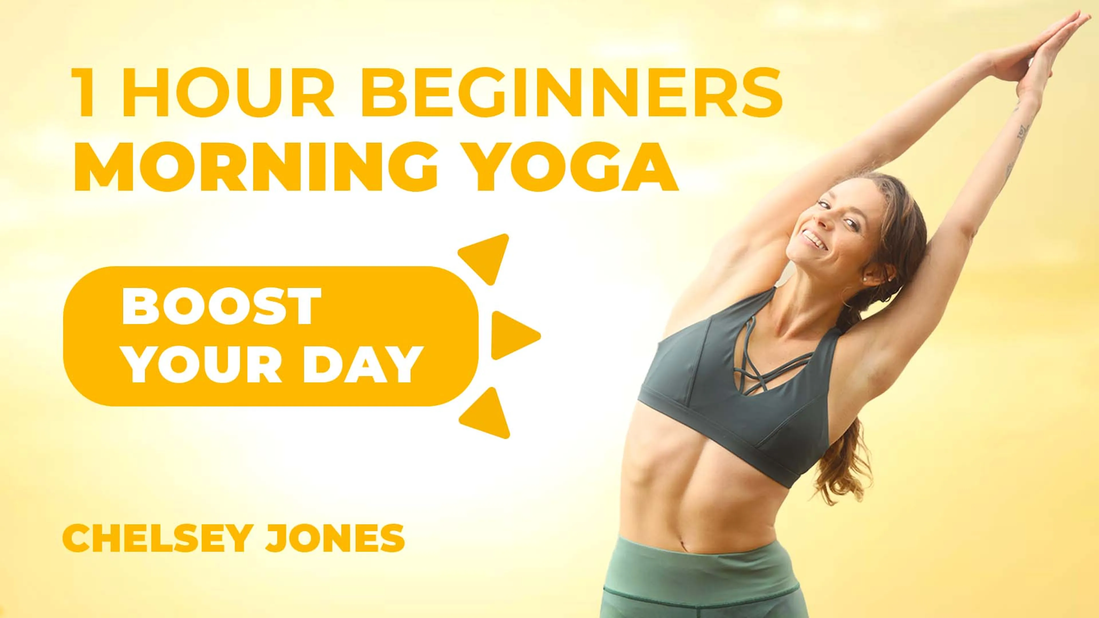 One Hour Beginners Morning Yoga | with Chelsey Jones poster